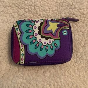Vera Bradley paisley purple pill sorter
